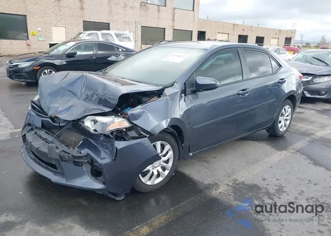 2016 Toyota Corolla Le z USA, uszkodzony, nr VIN 5YFBURHE5GP540221